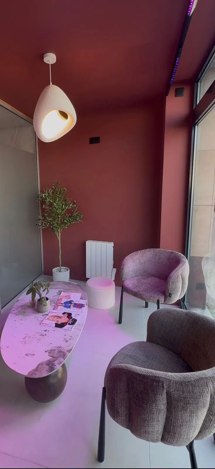 Salle d'attente du Centre Oraskin à Lille